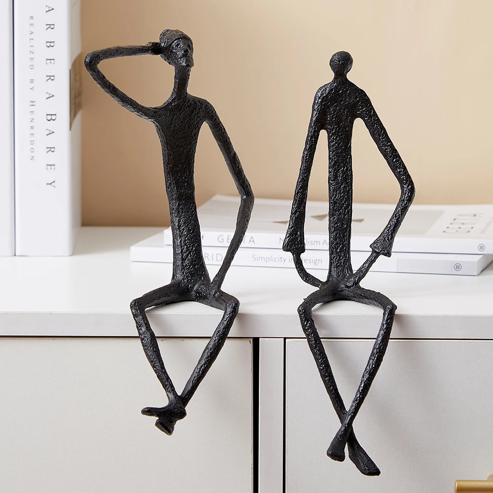 

Decoration design decoration home abstract black figure ornament decoration statue