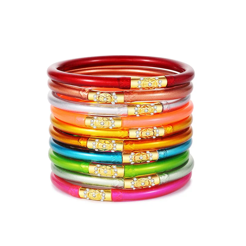 

Candy Silicone Women Bracelets Bangle Hot Sale Silicone Bracelet Silicone