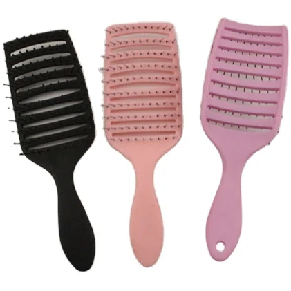 

China factory wholesale Professional Vented Curved Detangling Fast Drying Styling Massage Hair Brush, As picture