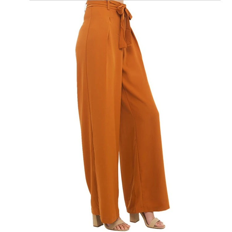 Fashion Formal Office Palazzo Pants Women Wide Leg - Buy Office Pants ...