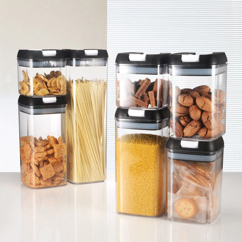

Amazon Hot Sale High Quality New Design Food Storage Container Airtight Food Storage Baby Container Plastic Set With Lid, Customized