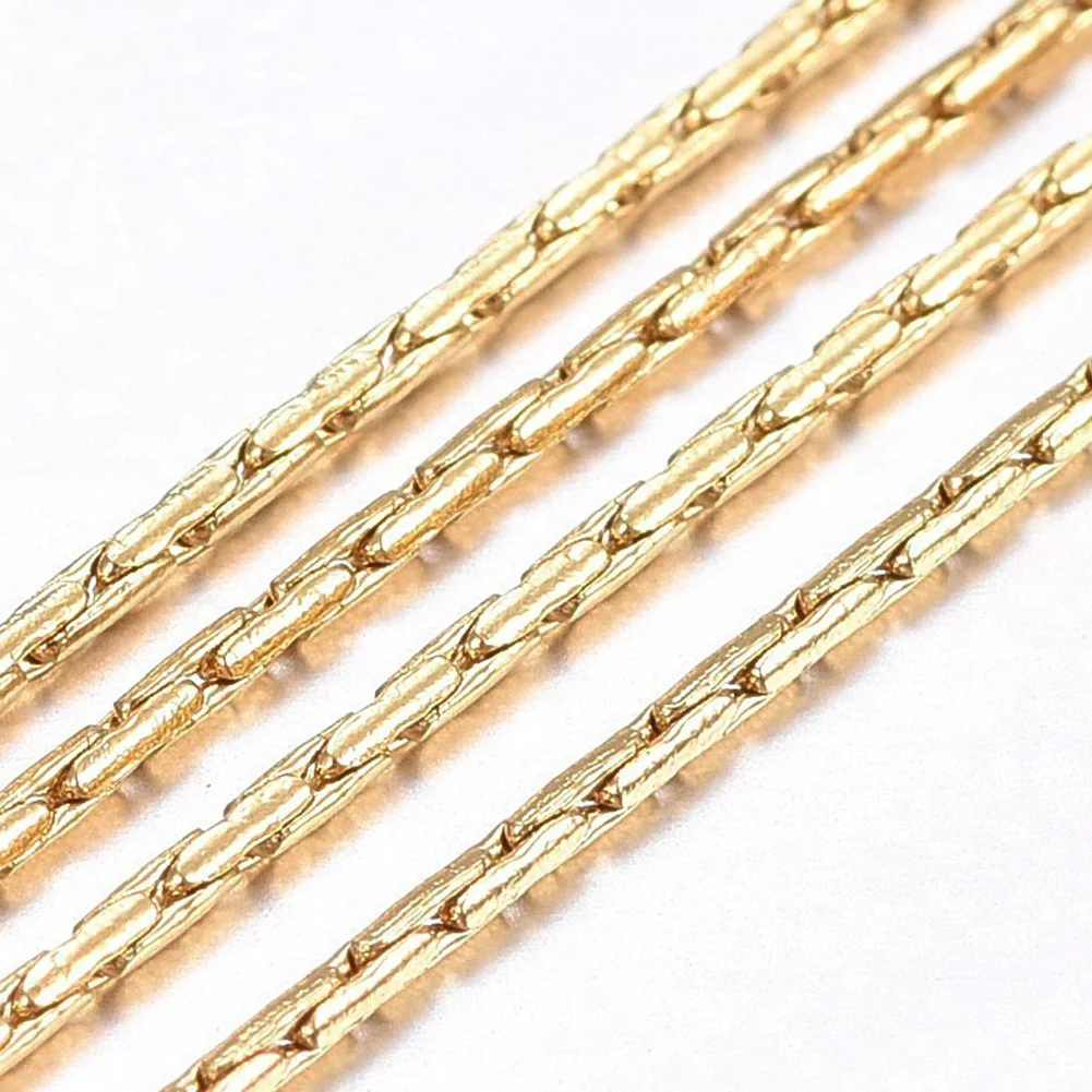 

PandaHall Handmade Golden 304 Stainless Steel Cardano Chains