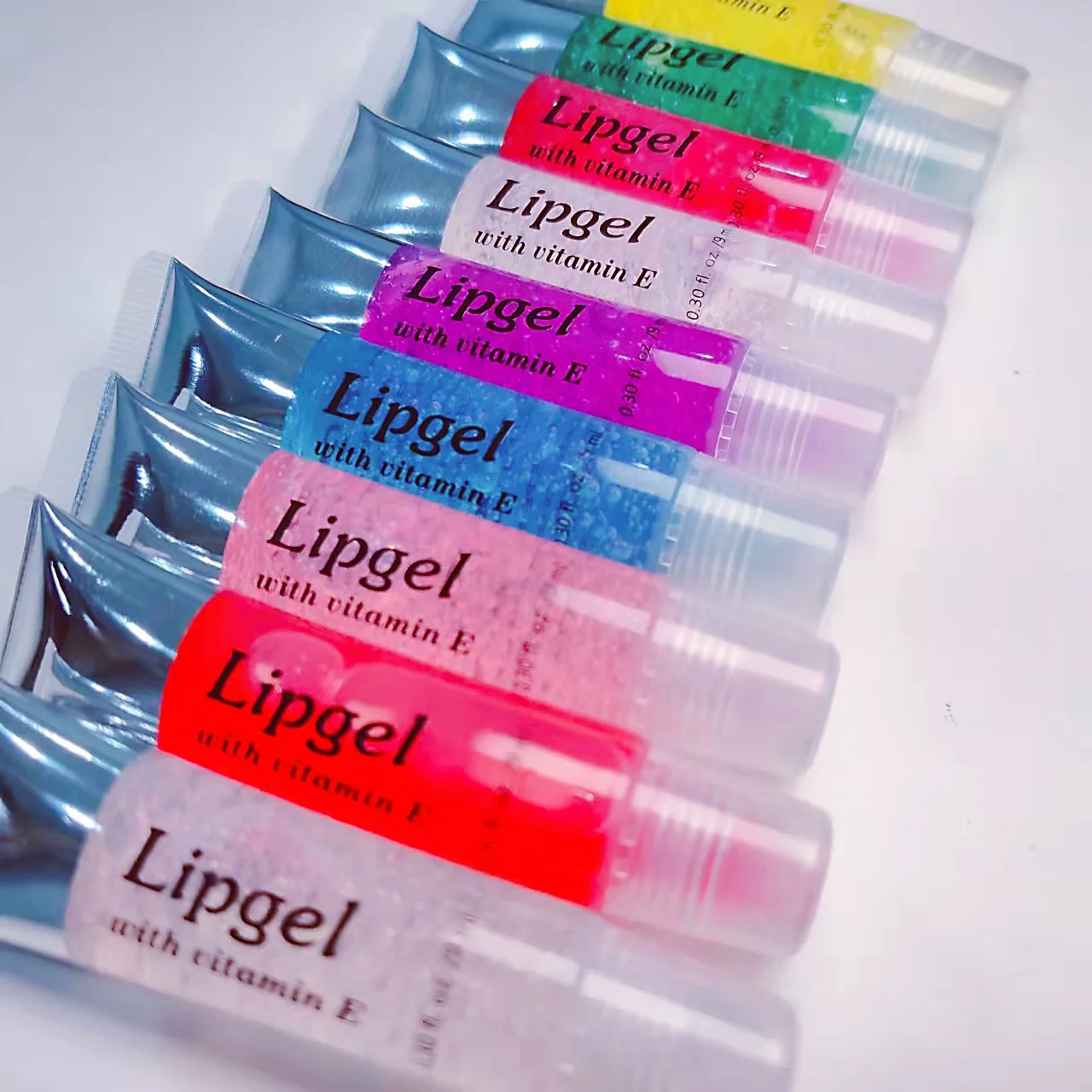 

Custom LOGO Small Keychains Cosmetics Clear Lipgloss Base Gel Vegan Lip Gloss Liptint Oil Organic Natural With Vitamins