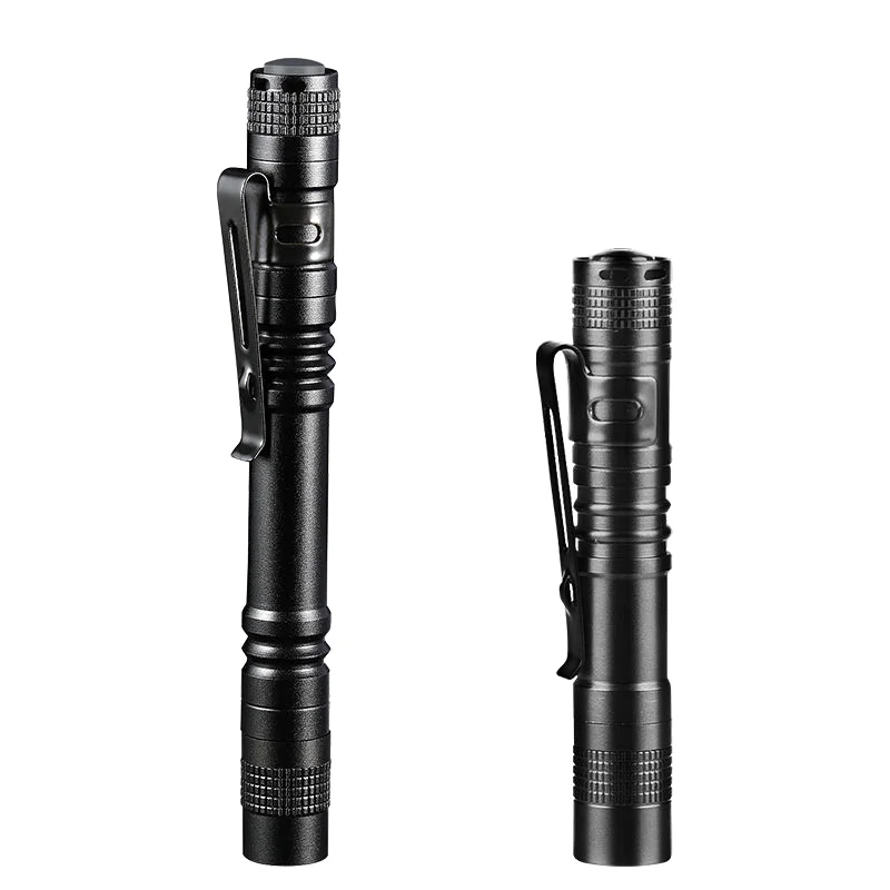 AAA Battery Custom Led Mini 10000 Lumens Flashlight Easy Carry Pen Torch Light Medical Pen Torch with Pocket Clip