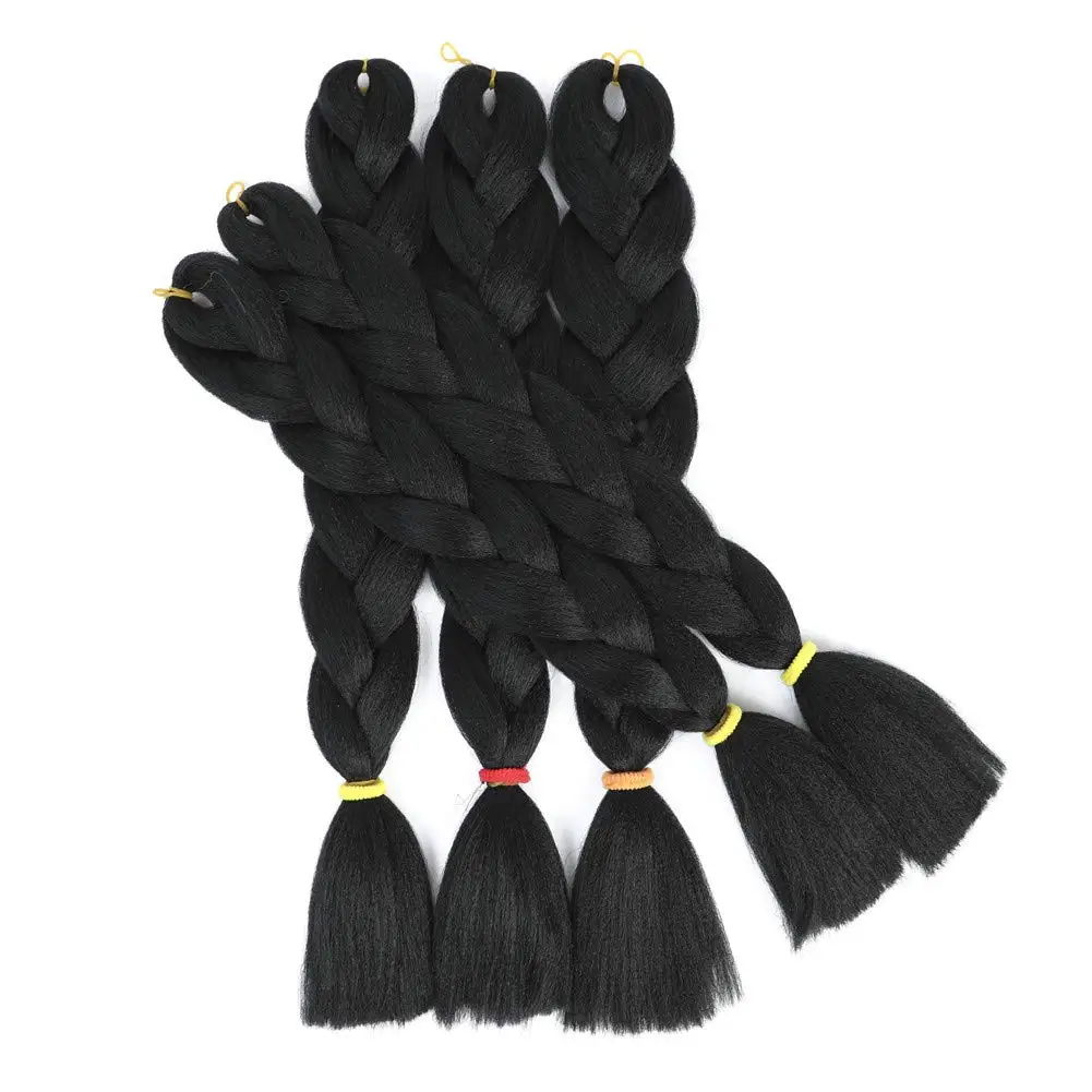 

Braiding Hair Extensions Jumbo Braids Synthetic Hair for Braiding 24inch Kanekalon