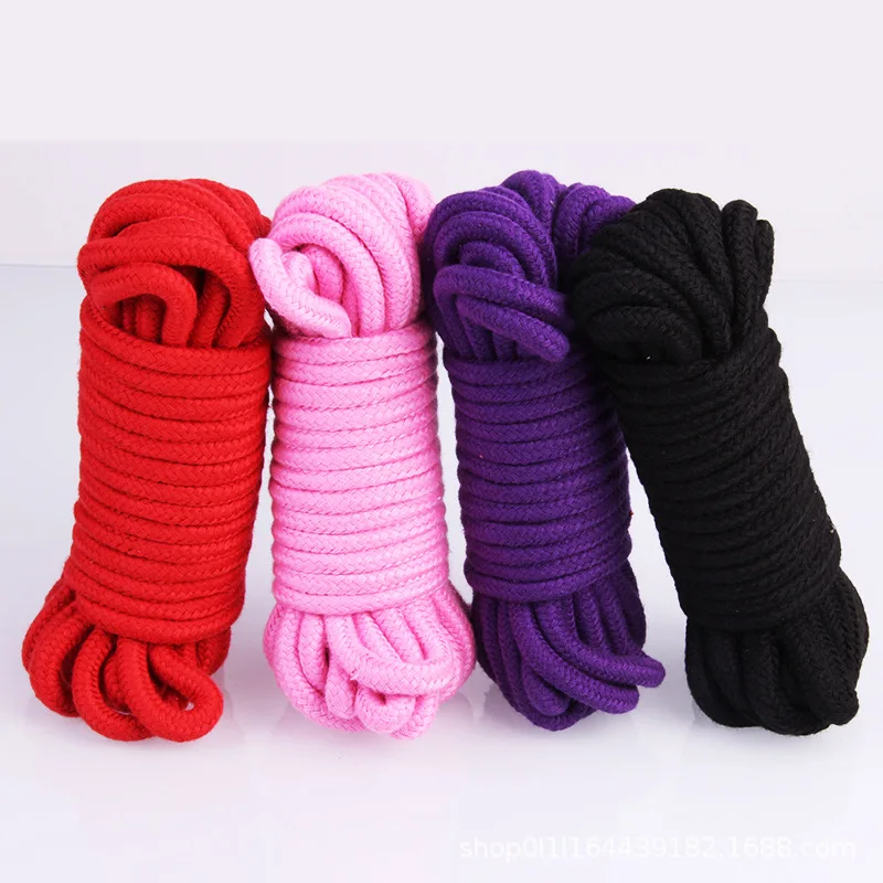 

Flexible Cotton Rope Adult Bdsm Bondage Restraints Sex Toy Hot Sale Sm Bondage Game Tool For Male And Female