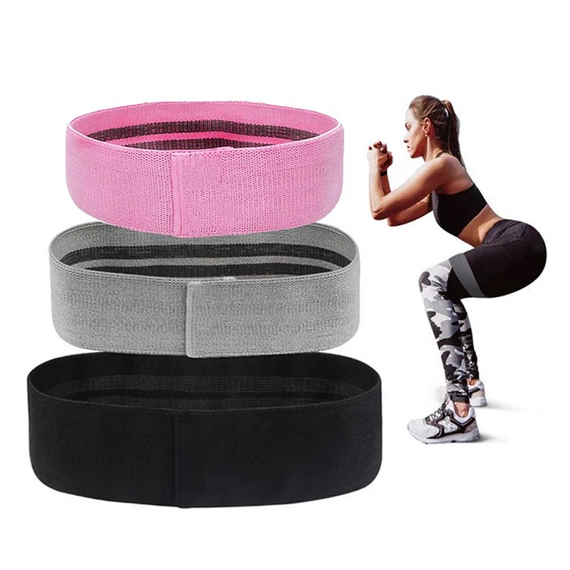 

Low MOQ New Design Custom Logo Exercise Band Hip Circle,Fabric Booty Band Gym Glute Resistance Fitness Bands, 20 colors or customized