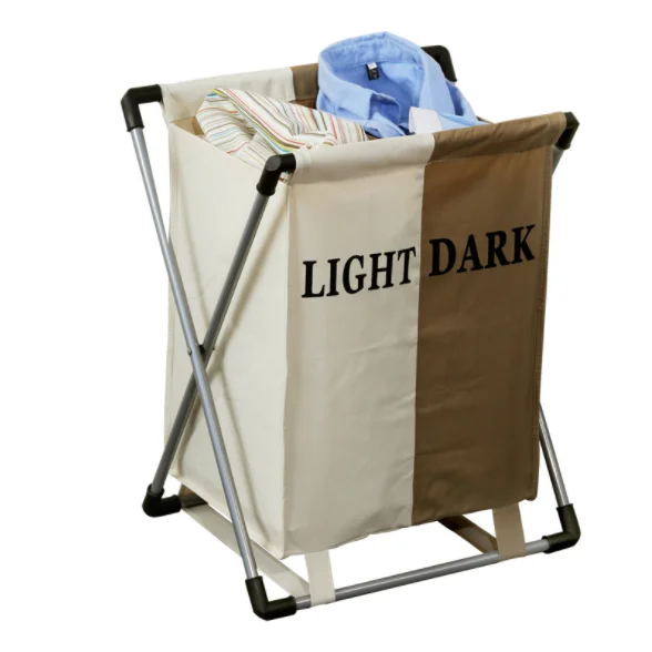 

Double Oxford Dark Light Dirty Clothing Storage Foldable Laundry Bags ZGJ-0116