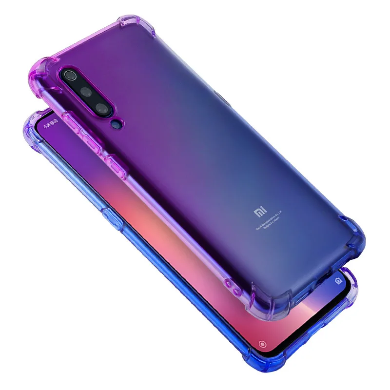 

2019 new arrivals for Xiaomi MI A3 Case Clear Phone Case Shockproof for xiaomi CC9e Cover, 7 colors
