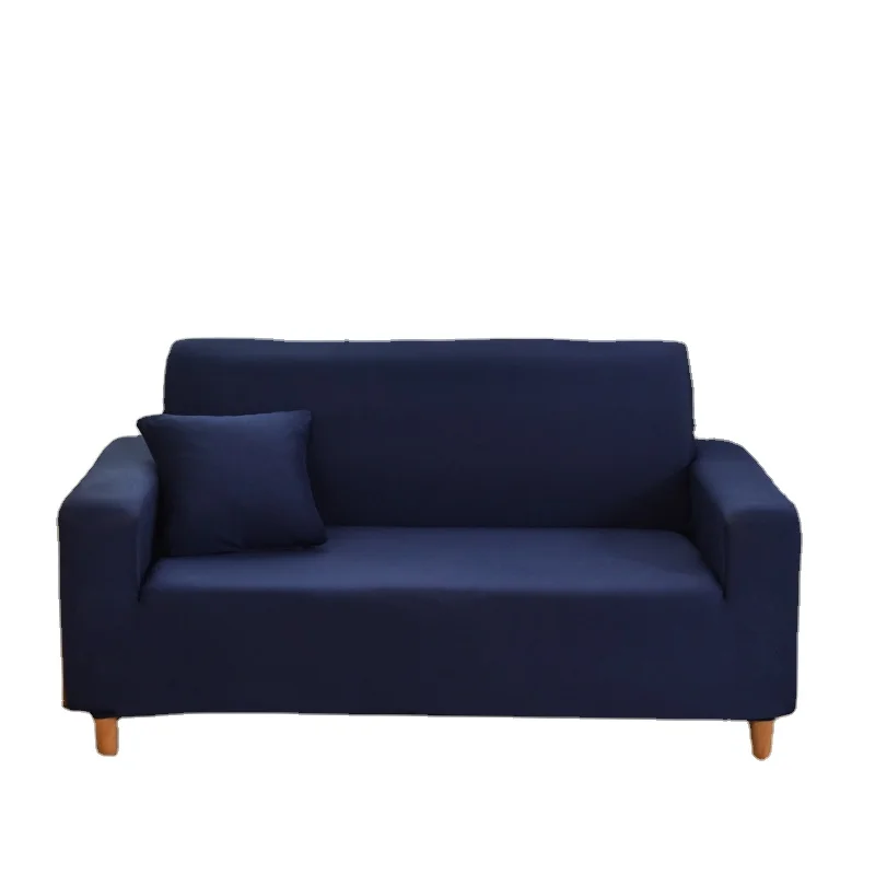 Customizable 3-Seater Magic Slip Sofa Cover Solid Plain Colors Spandex Stretchy Floral Pattern for Dining Room