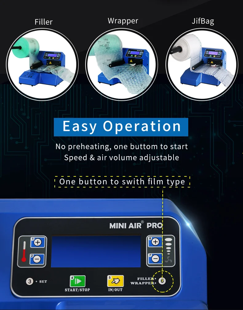 Mini Air Pro Best Industrial Air Cushion Pouch Packing Machine Buy Air Pouch Machine,Air