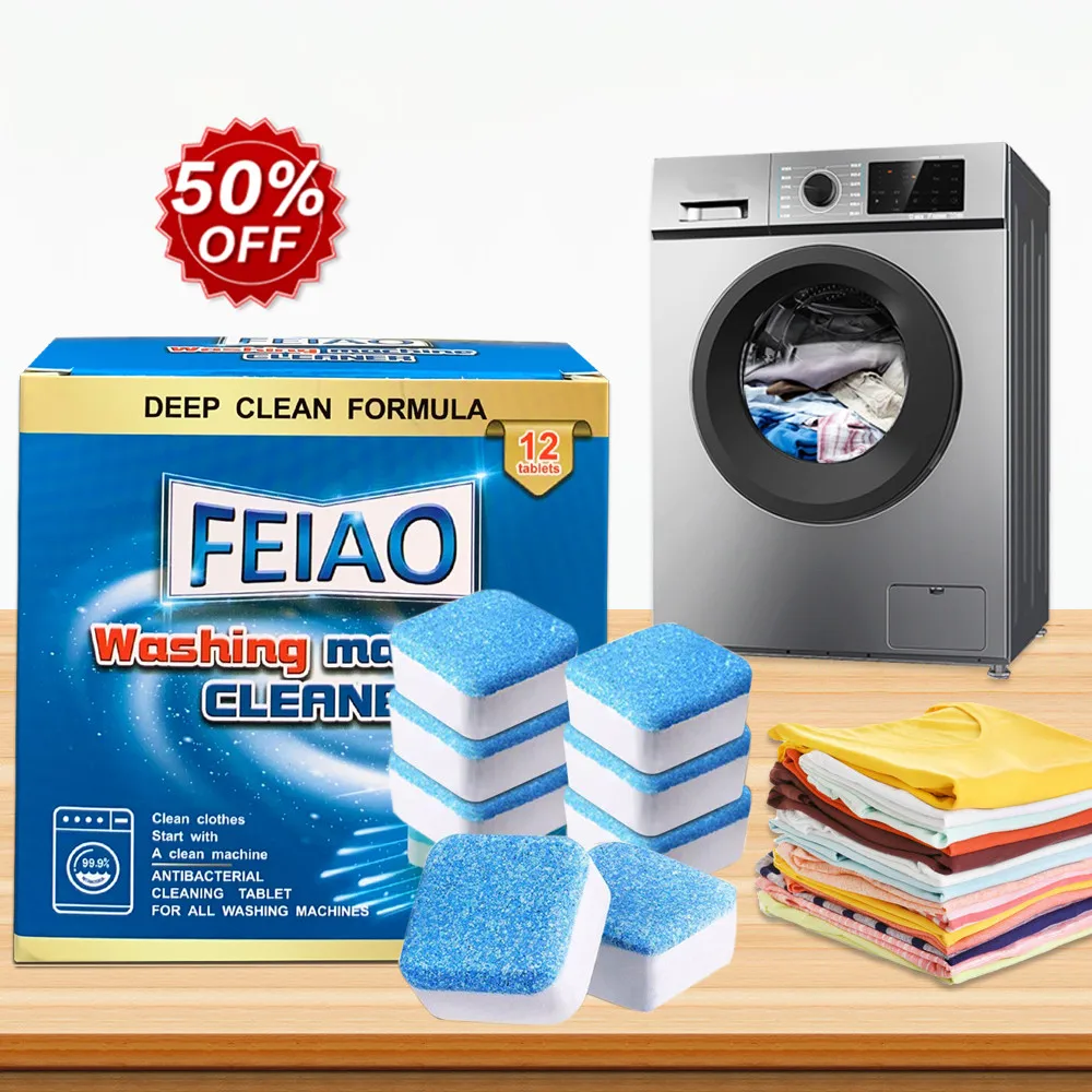 

Washing machine cleaner effervescent cleaning tablet for sale, Blue