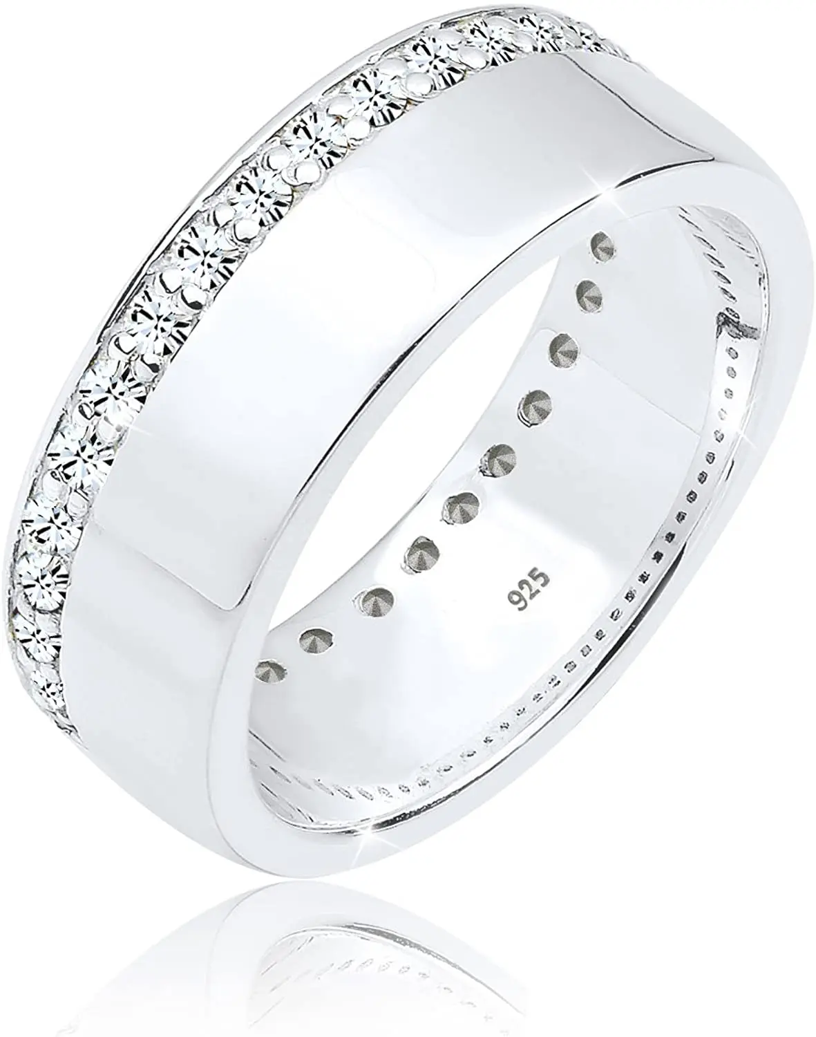 

SKA New Arrival S925 Sterling Silver Eternity Ring With Cubic Zirconia Full Eternity Ring