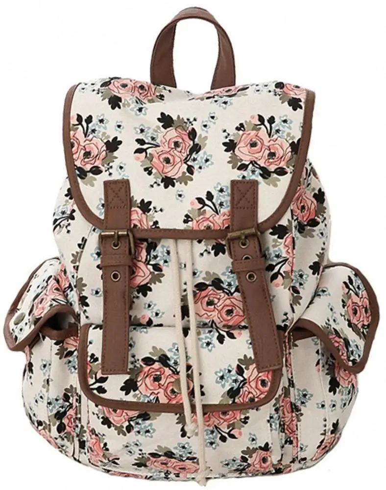 

Canvas School College Backpack/bookbags for Girls/students/women