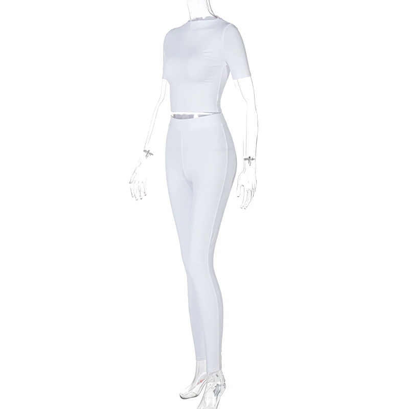 

Buttocks fitness sports round neck suit spring and summer new running sports suit women
