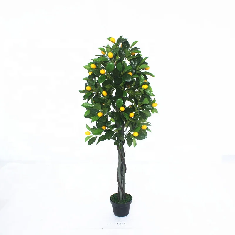 

5701 hot sell 135M High artificial fruit tree artificial lemon tree