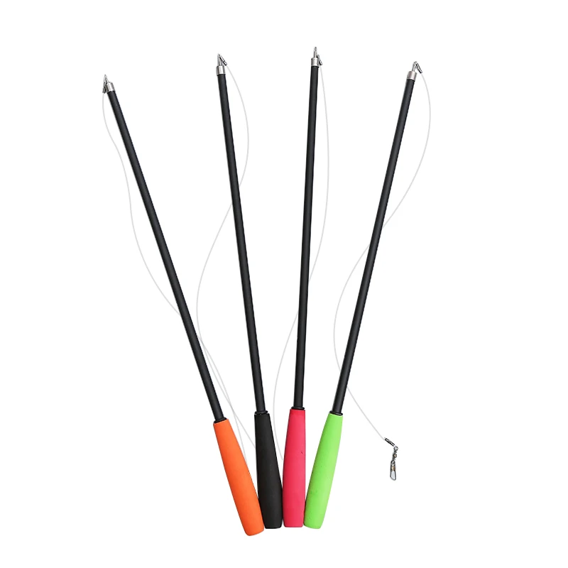 

Ultra long  four-section retractable rod cat teaser toy