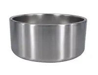 

New fashionable stainless steel double wall dog bowl/cat bowl/pet water bowl