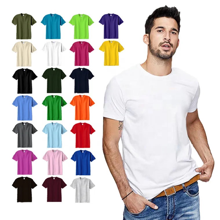 

Guangzhou Garment Grosir Kaos Berkerah Distro Oversize Branded Hitam White Oblong Murah Desain Baju Ukuran Pria Tshirt Basic, Black, blue, green, light blue, orange, pink, red, white