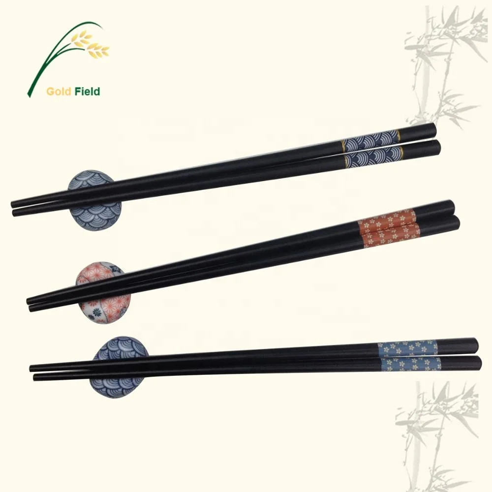 

Japanese Luxury Chopsticks Gift Set For Two Person, Black