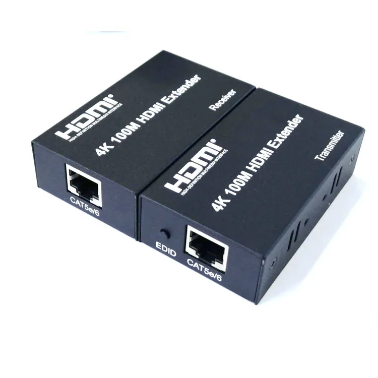 Hdmi Extender 100m 120m 150m 200m 1080p 4k 3d Hdmi Extender Transmitter Receiver Over Cat 5e/6