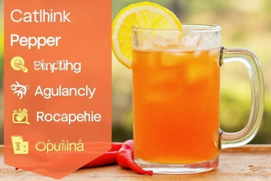 Step-by-step preparation of cayenne pepper lemonade with measuring spoons and fresh ingredients