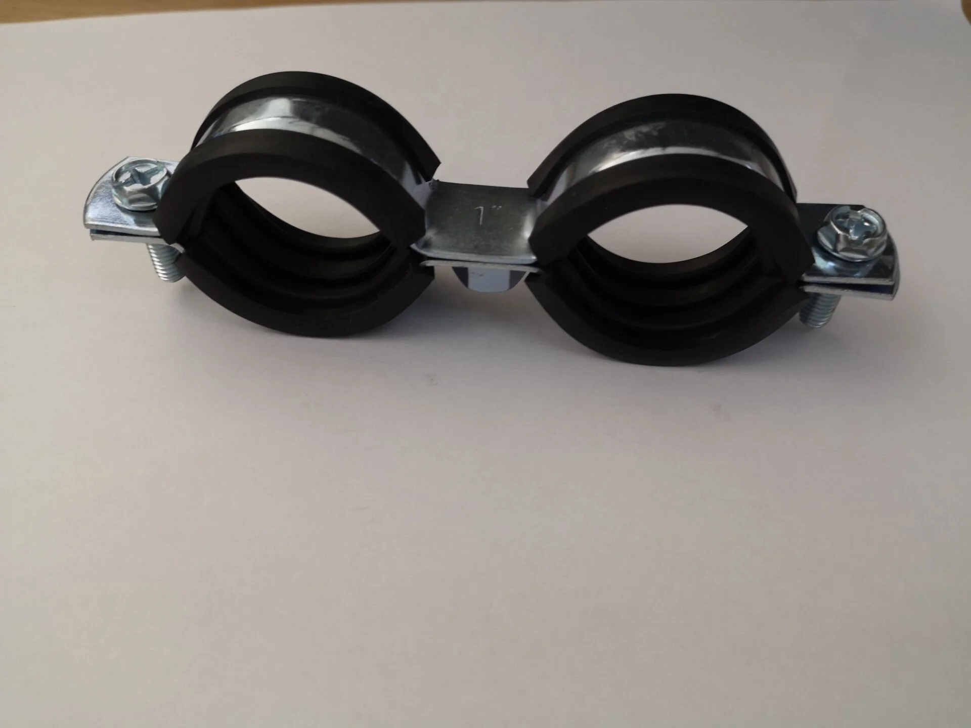 
Inch steel Double pipe clamps 