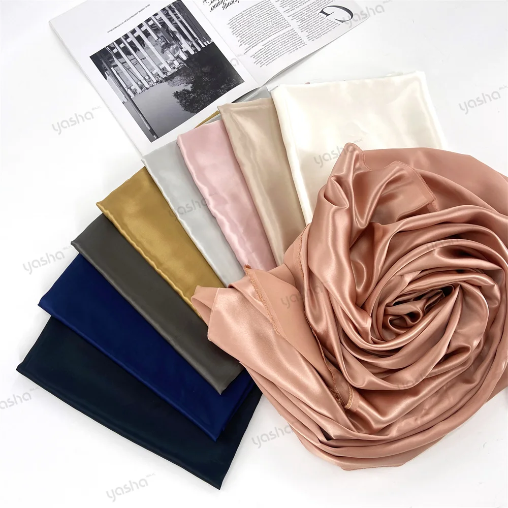 

Super smooth Non-toxic 22mm luxury pure silk fabric 6a grade shiny silk fabric with OEKO-TEX