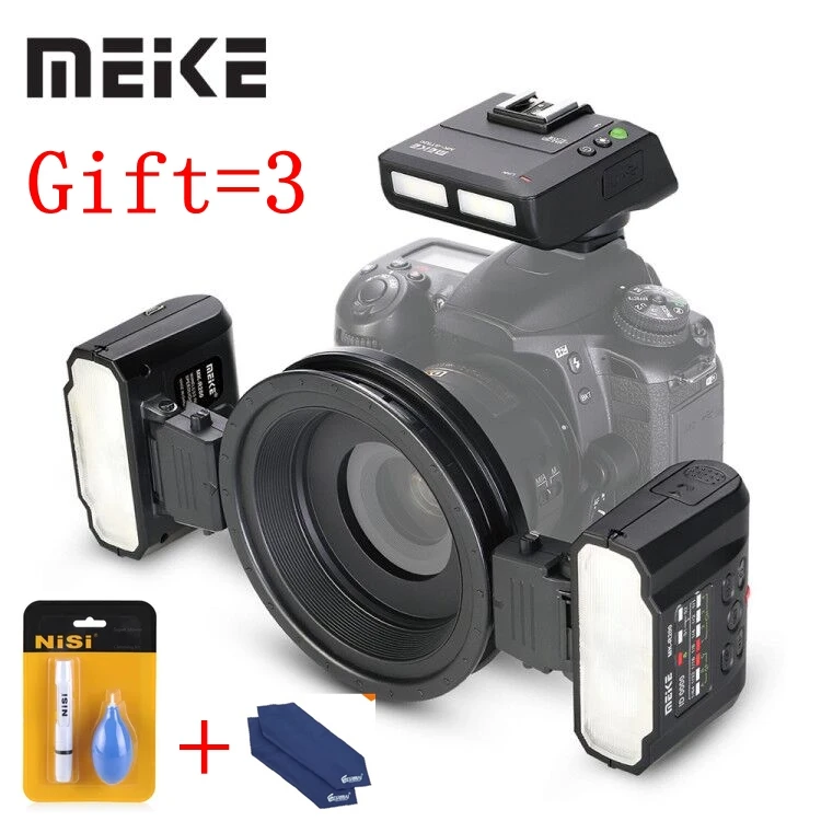 

Meike MK-MT24 Macro Twin Lite Flash for Nikon D3X D200 D300 D300S D700 D800 D810 D80 D90 D600 D610 D3100 D3200 Digital SLR Camer