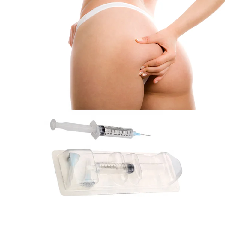 

Buttocks enlargement injection 20ml hyaluronic acid dermal filler, Transparent