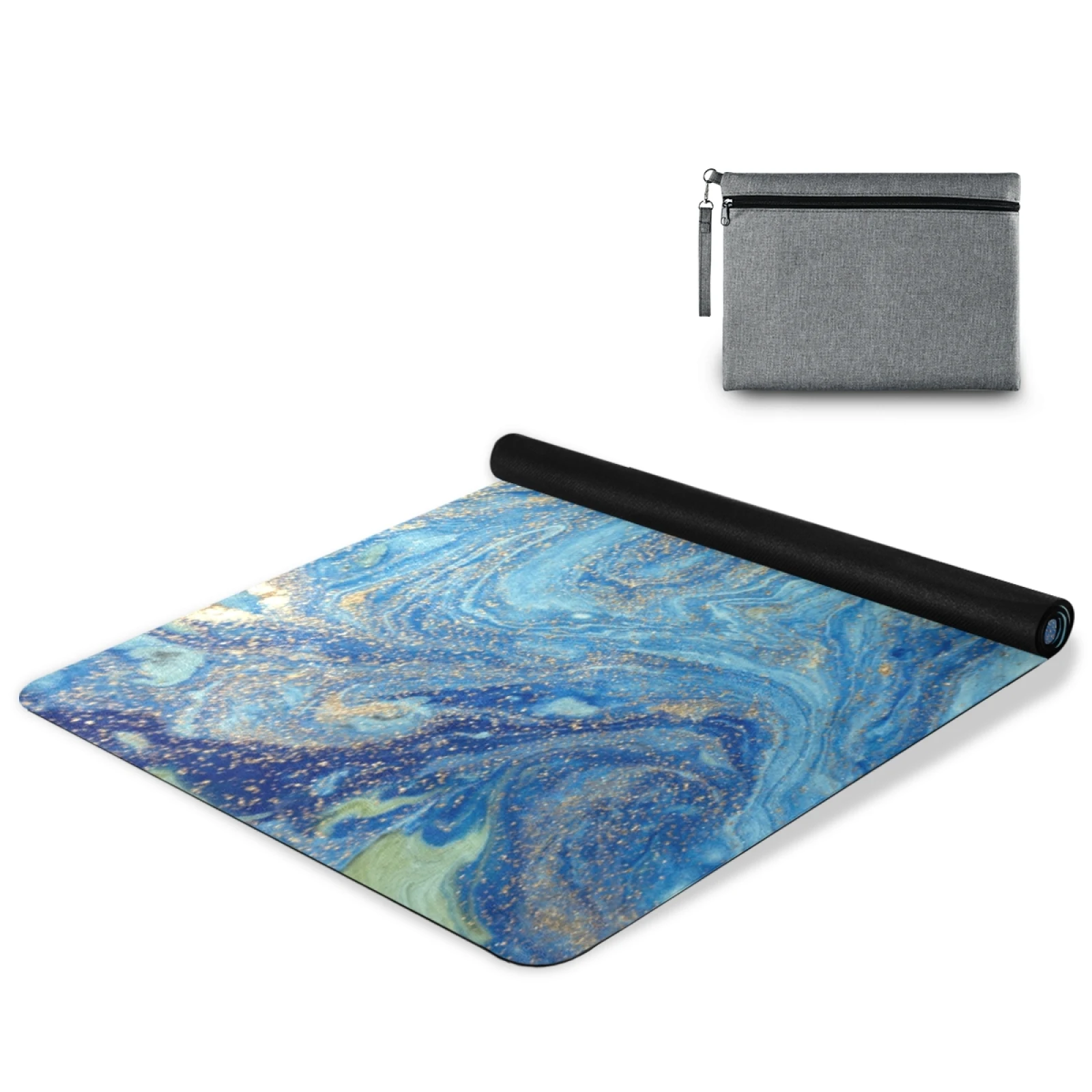 

Amazon Top Seller Nature Rubber Soft Suede Eco Friendly Washable Yoga Mat With Free Sample Pouch