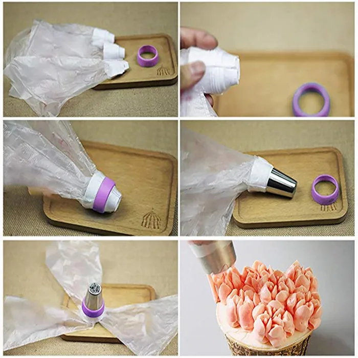 
russian pastry nozzles stainless steel icing piping tips of cake cupcake Decorating Kit 