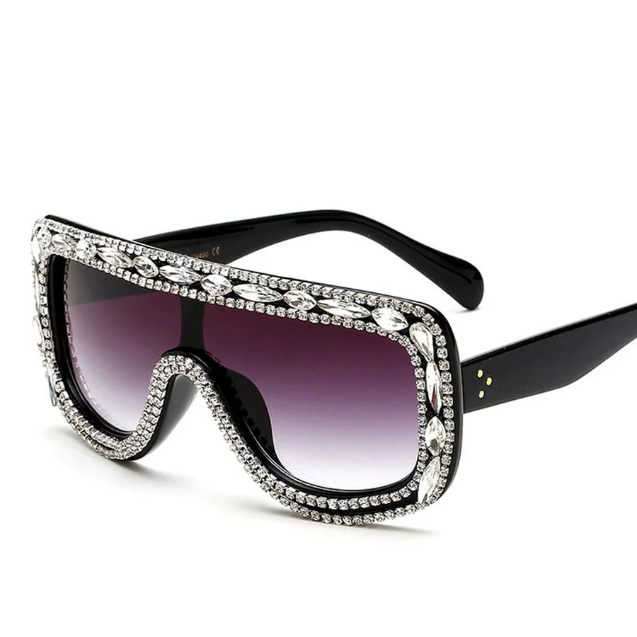 

UHigh quality Luxury Women Rhinestones Rim Designs Sun glasses Jewelry Sunglasses