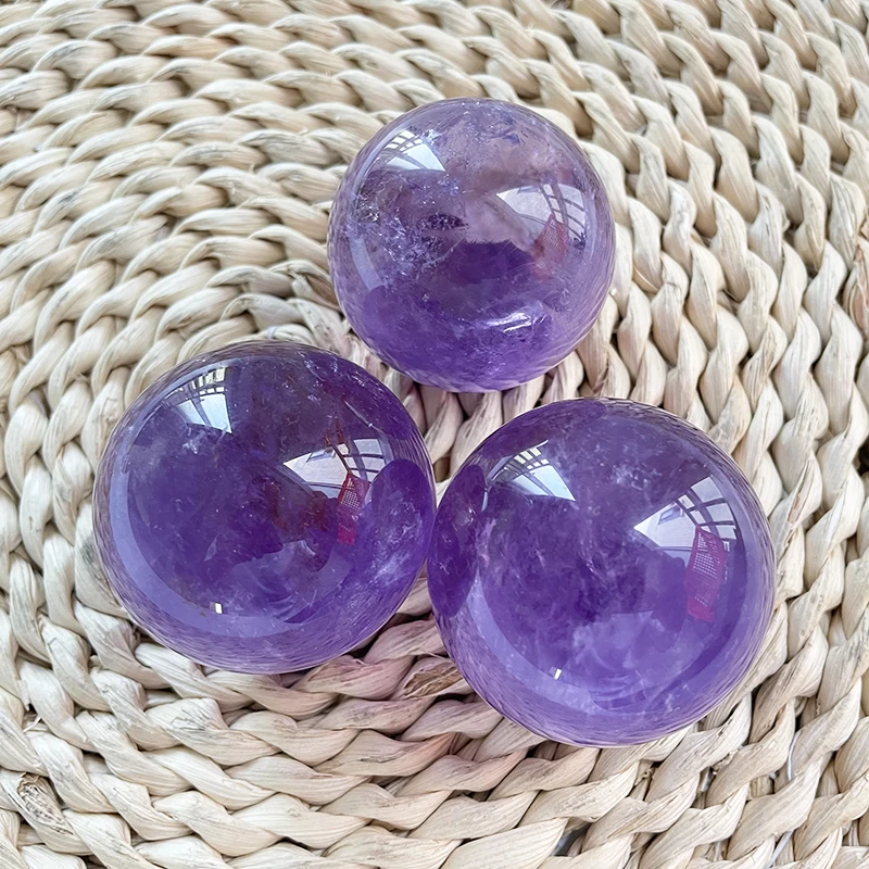 

Wholesale HIgh Quality Natural Gemstone Spheres Cristal Ball Purple Quartz Amethyst Ball