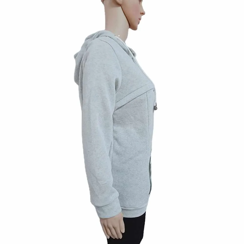 

Women's New Clothing Hooded Sweatshirt Maternity Nursing Breastfeeding Hoodies