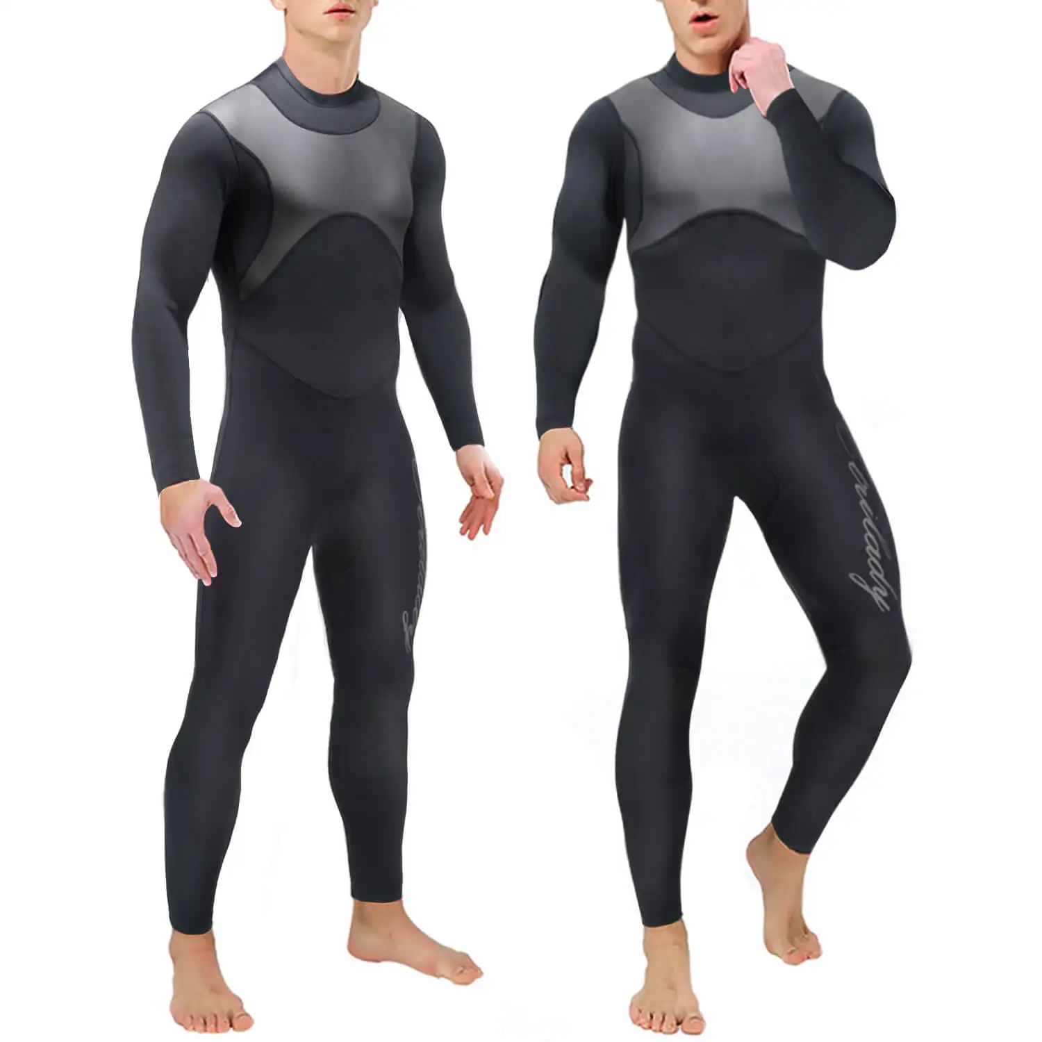 

Diving Suit For Men Spearfishing Surf Neoprene Diving Wetsuit, Black