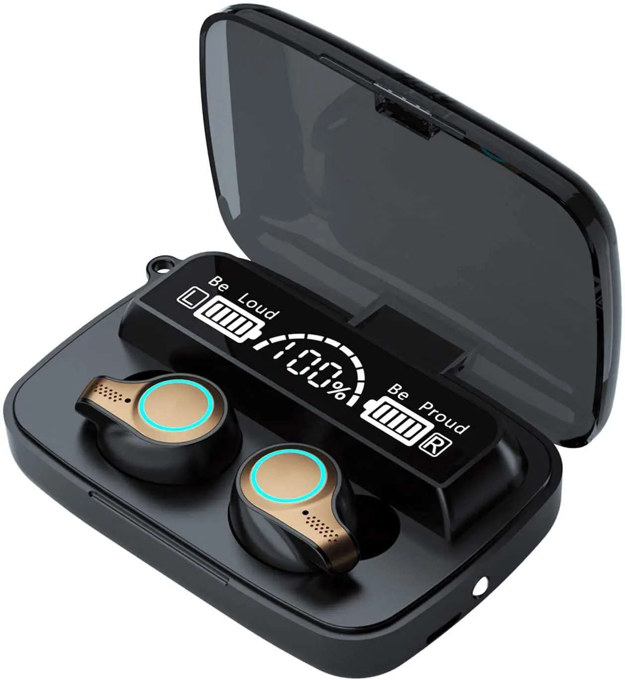 

F9 M18 TWS BT Earphones Wireless Headphones Waterproof Sports Touch Control Headset Lighting Charging case Stereo Earbuds