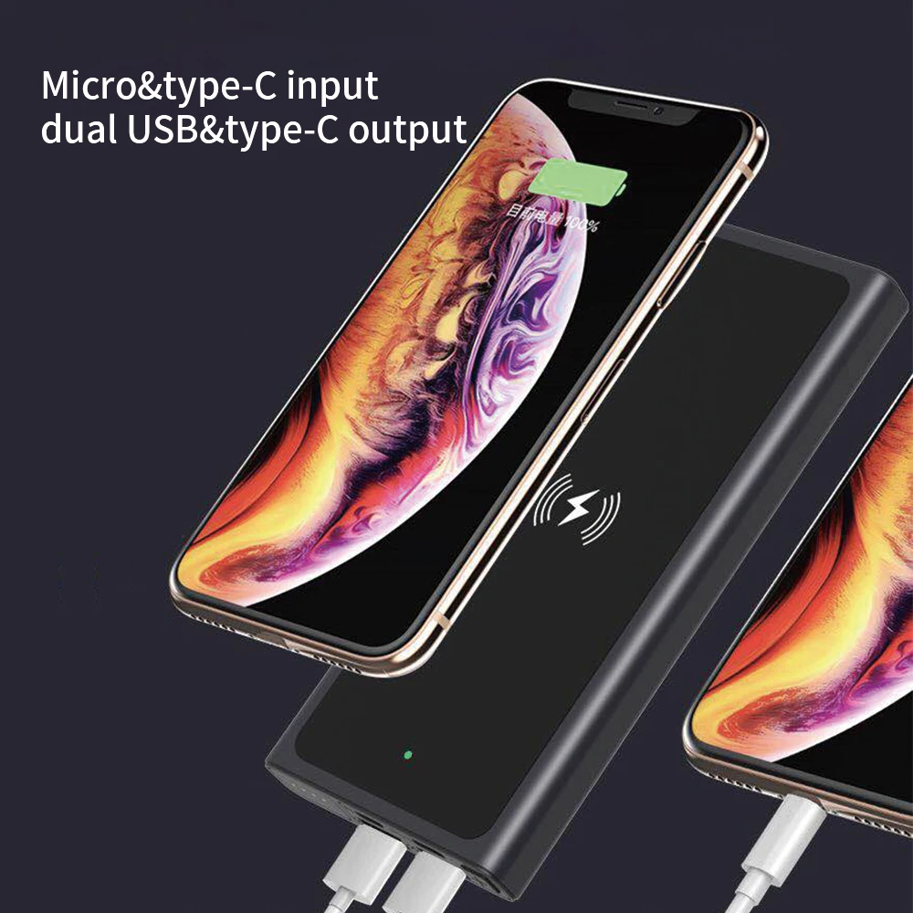 Betka Waterproof Power Banks Light Power Bank Portable Charger 20000Mah Wireless Power Bank Batteries - ANKUX.COM