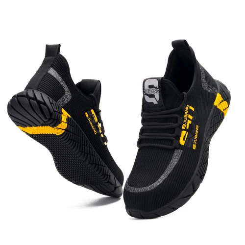 

Favorable price safety shoes breathable non-slip waterproof shoes safety, Balck