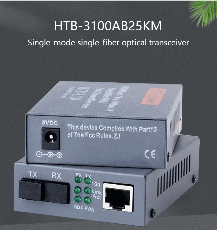 10/100m Ftth Optilink Media Converter Htb 3100 Netlink Media