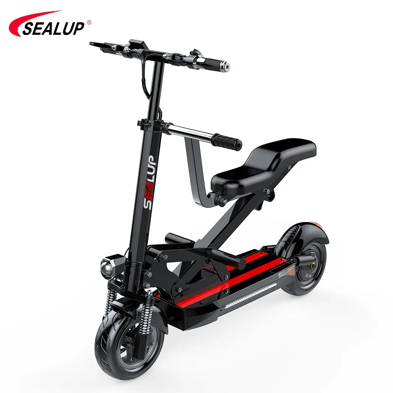 

SEALUP Q13 10 Inch Foldable Scooter Electric With Cushion For Two People Frame And Accessories For Sale