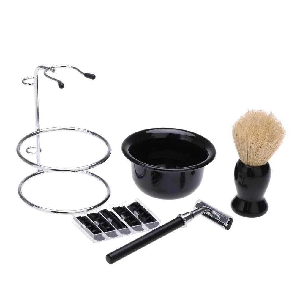 

Hot Selling Shaving Kit for Barbers & Personal Care Shaving Razor, Shaving Set Soap Bowl Mug Badger Hair Beard Brush