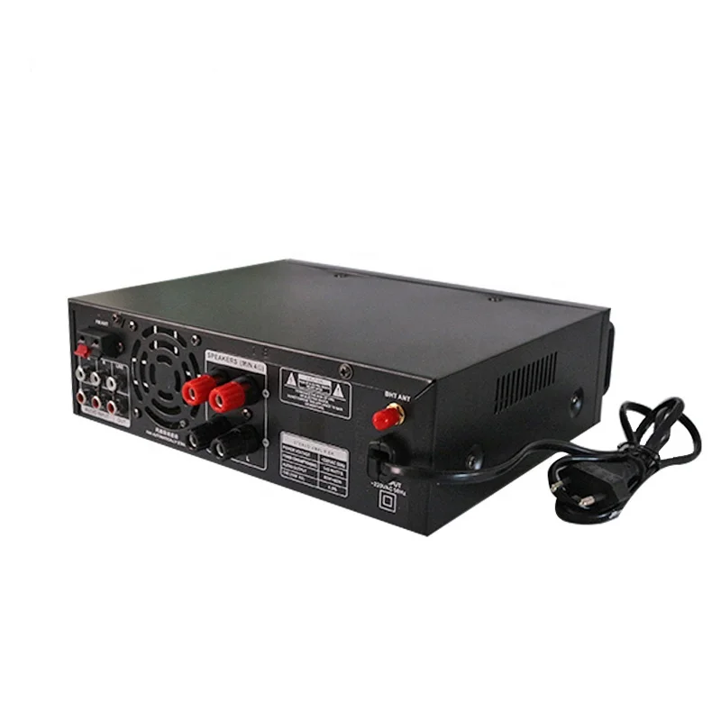 

Hifi Stereo System Audio Karaoke Recording Mixer Amplifier, Black