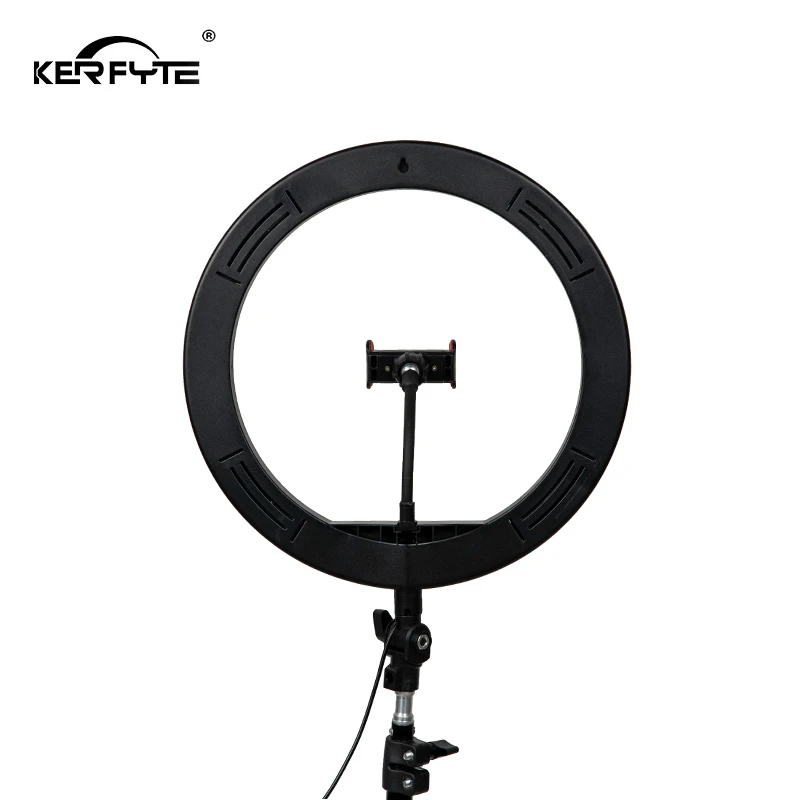 

13inch 33cm aros de luz led ring light para fotos selfies anillo led with tripode stand for live stream, Black+white