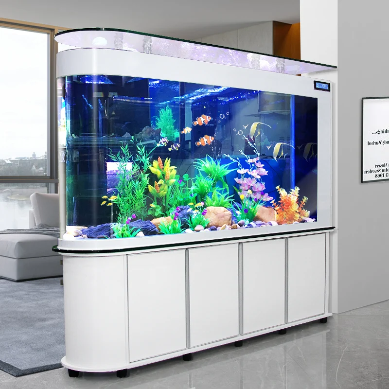 

Wholesale Favourable Price Customized Smart Fish Tank Set Aquarium With Filter And Light Goldfish tank landscaping customization