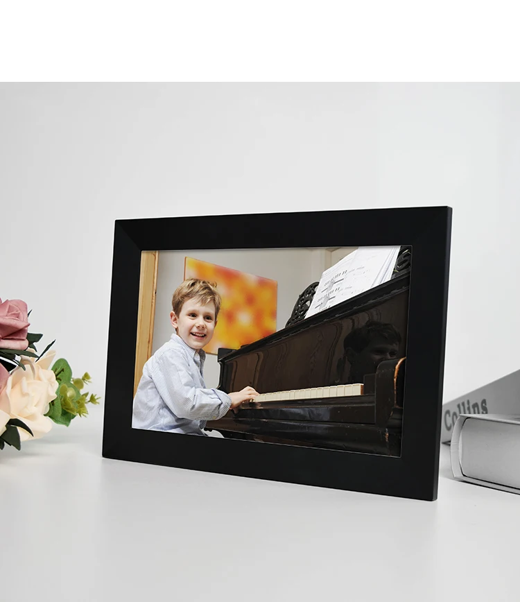 

AMABOO Black Friday 8 Inch Wifi Cloud Digital Photo Frame Frameo App, Black white