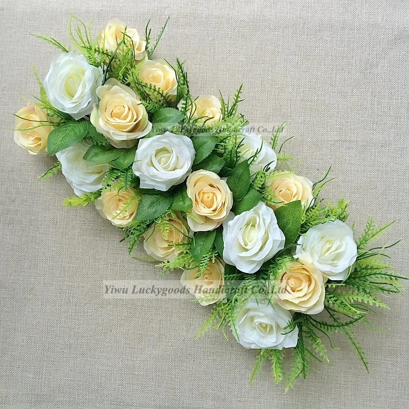 

LFB316 flower panel arrangement for wedding stage decoration