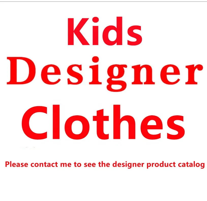 

Factory direct sales Autumn Winter kids designer inspired clothes coats Name Brand clothing set for kids Luxury girls Dresses, Picture shows