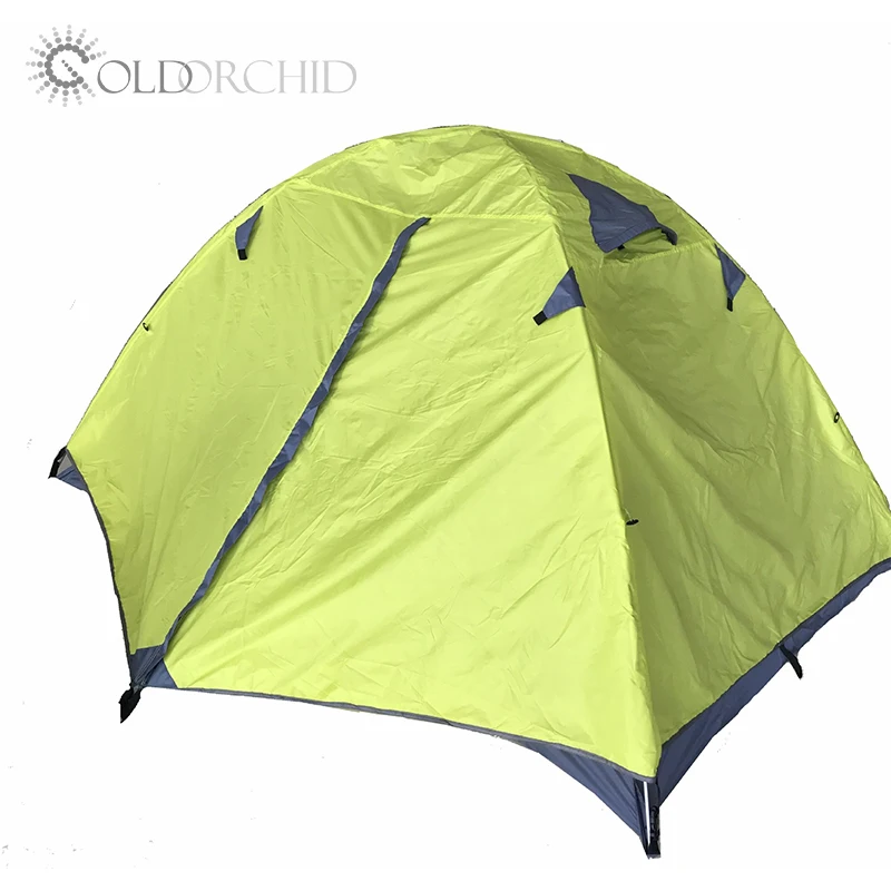 

New design waterproof camping tent 2 person tent for camping, Yellow,blue