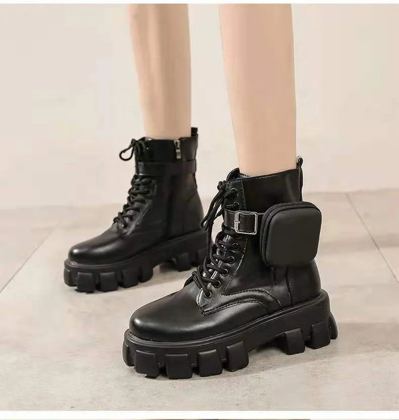 

2021 Fashion Wterproof Pu Leather Ladies Martens Boots Shoes Thigh High Boots For Women, White,black